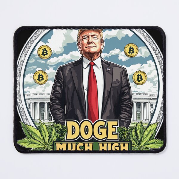 Item preview, President Donald Trump DOGE Much High Dogecoin designed and sold by LostSolace.