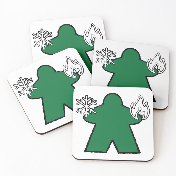 Item preview, Emerald Elementalist Meeple! designed and sold by BaronsGames.