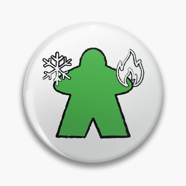 Item preview, Green Elementalist Meeple! designed and sold by BaronsGames.
