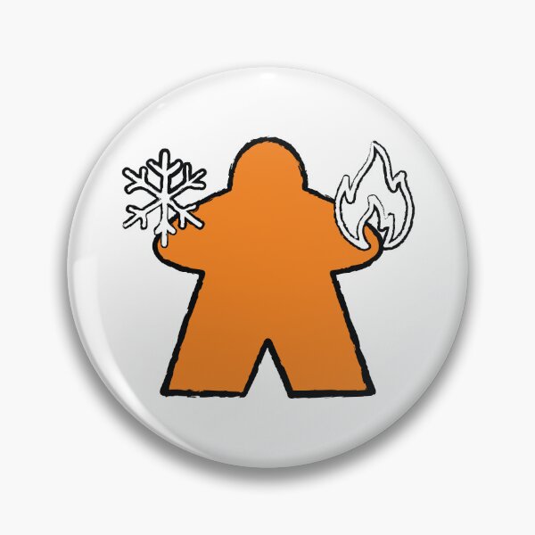 Item preview, Orange Elementalist Meeple! designed and sold by BaronsGames.