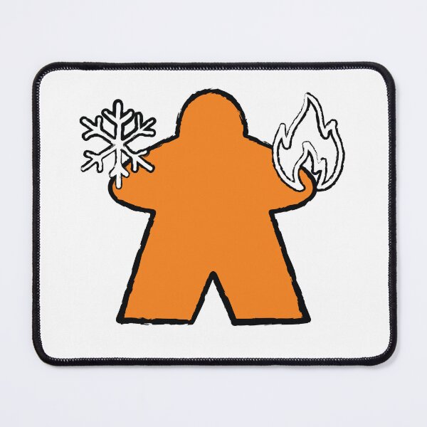 Item preview, Orange Elementalist Meeple! designed and sold by BaronsGames.