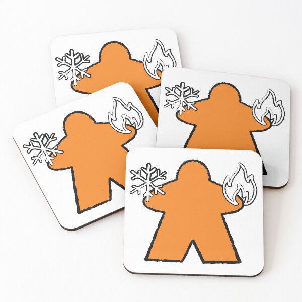 Item preview, Orange Elementalist Meeple! designed and sold by BaronsGames.