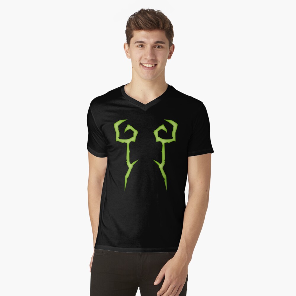 Vista previa del artículo con la obra «Camiseta de cuello en V», diseñado y vendido por snitts.