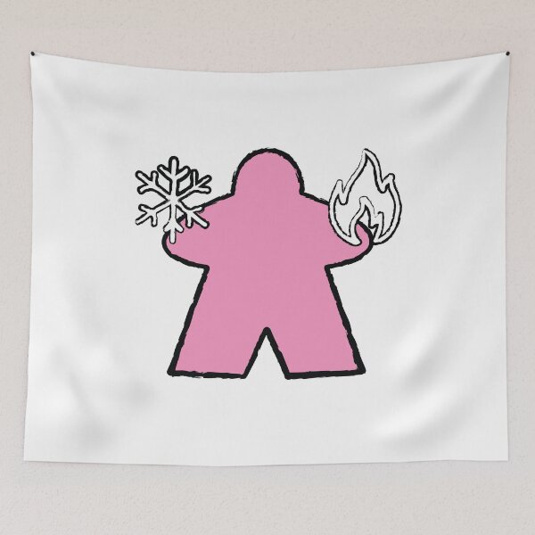 Item preview, Pink Elementalist Meeple! designed and sold by BaronsGames.