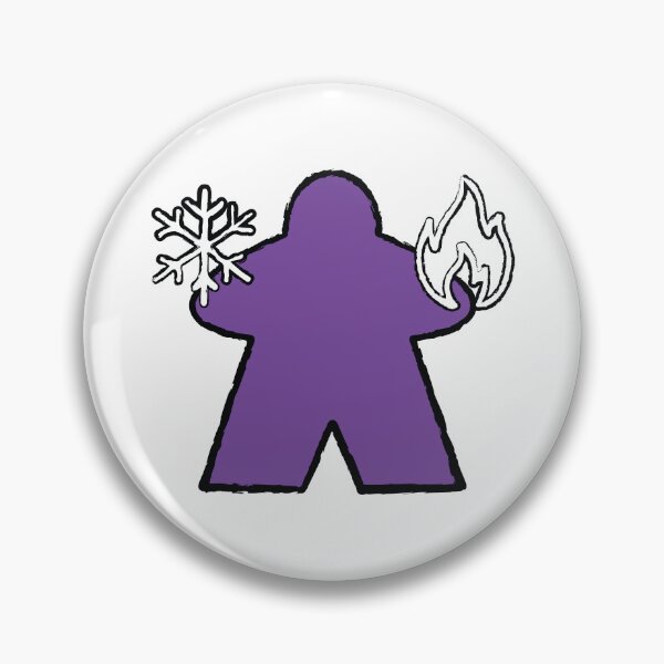 Item preview, Purple Elementalist Meeple! designed and sold by BaronsGames.