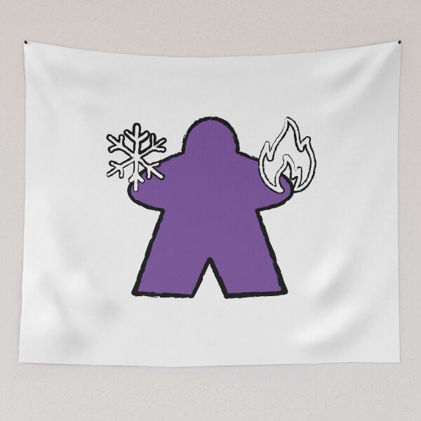 Item preview, Purple Elementalist Meeple! designed and sold by BaronsGames.