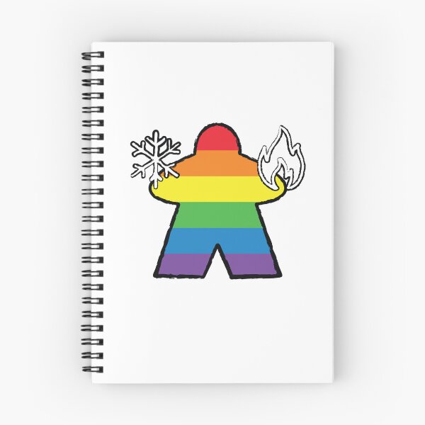 Item preview, Rainbow Elementalist Meeple! designed and sold by BaronsGames.