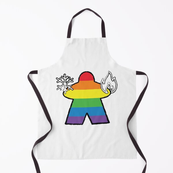 Item preview, Rainbow Elementalist Meeple! designed and sold by BaronsGames.