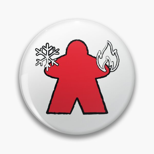Item preview, Red Elementalist Meeple! designed and sold by BaronsGames.