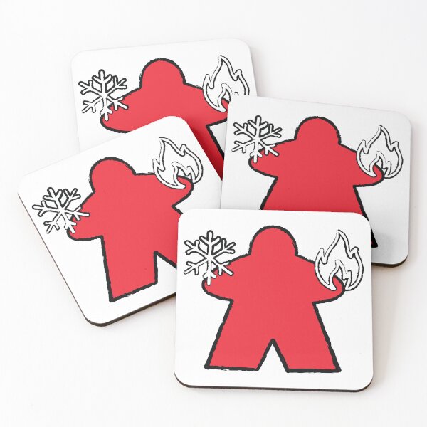Item preview, Red Elementalist Meeple! designed and sold by BaronsGames.