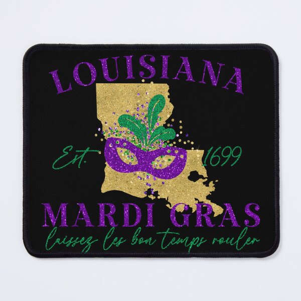 Item preview, Mardi Gras Faux Glitter - Black BG designed and sold by FaeryNuff.