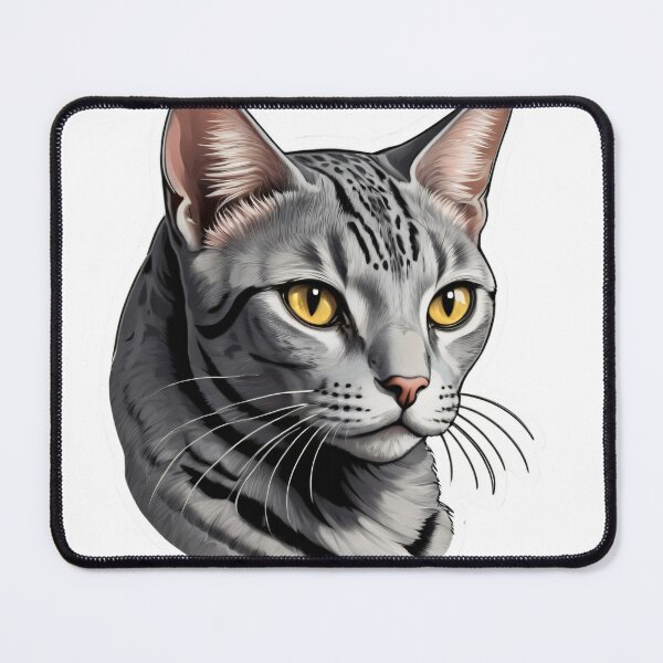 Item preview, Striking Silver Bengal Cat Portrait designed and sold by DAYMONDAY1976.