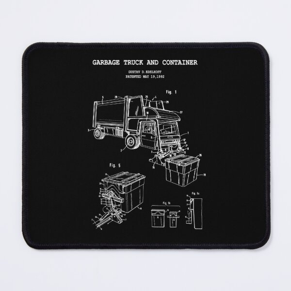 Item preview, Garbage Truck and Container designed and sold by PATENT PRINTS.