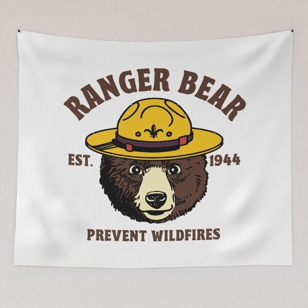 Item preview, RANGER BEAR PREVENT WILDFIRES designed and sold by TonySpencer.