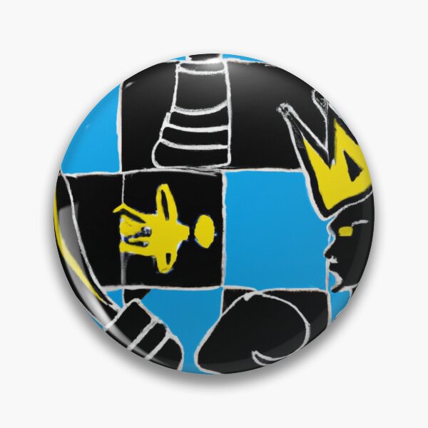 Item preview, Crowned Strategy - Abstract Chess Art designed and sold by M1KR0.