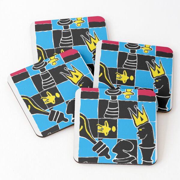 Item preview, Crowned Strategy - Abstract Chess Art designed and sold by M1KR0.