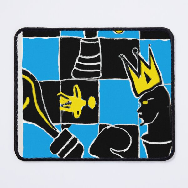 Item preview, Crowned Strategy - Abstract Chess Art designed and sold by M1KR0.