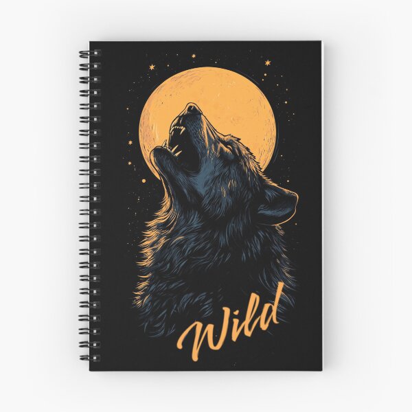 Item preview, Howling Wild Wolf Under Moonlight - Fun and Fierce Design designed and sold by wahyuart21.