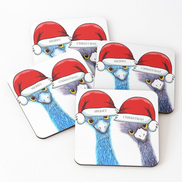 Item preview, Quirky Christmas Emus designed and sold by Linda Callaghan.