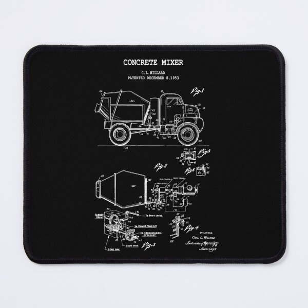 Item preview, Concrete Mixer Truck designed and sold by PATENT PRINTS.