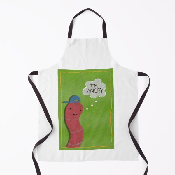 Item preview, Angry Worm w/ Backwards Baseball Cap - Shirts, Mugs, & More designed and sold by PatrickTheFrog.