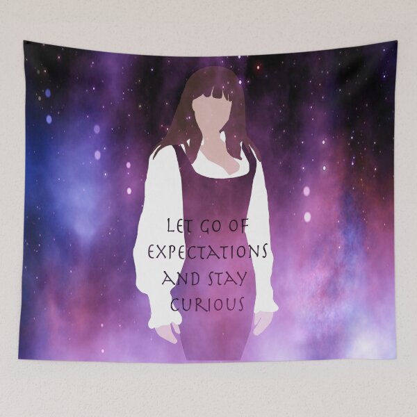 Item preview, Let go of expectations and stay curious designed and sold by NatLeBrunDesign.