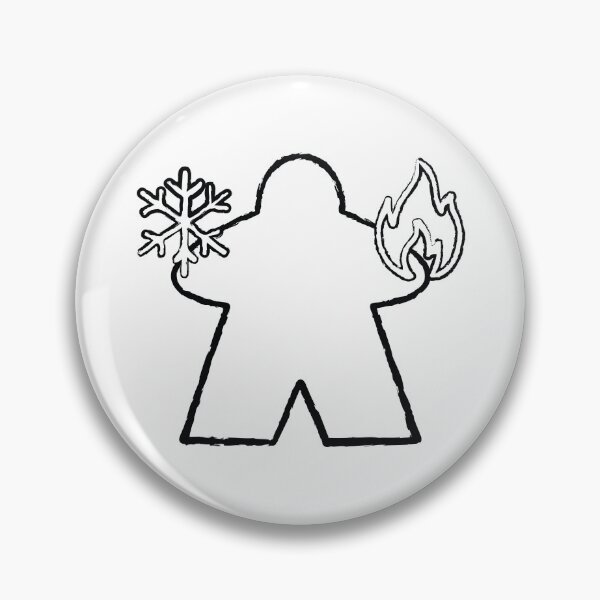 Item preview, White Elementalist Meeple! designed and sold by BaronsGames.