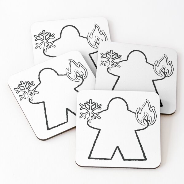 Item preview, White Elementalist Meeple! designed and sold by BaronsGames.