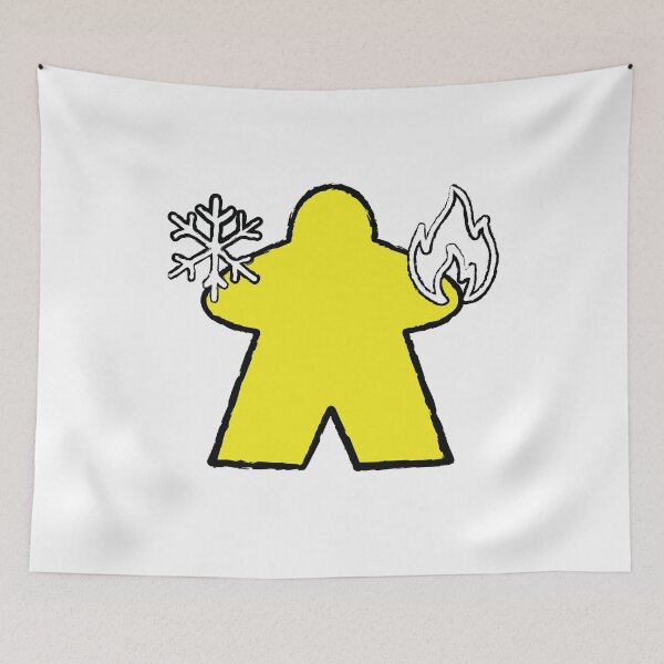 Item preview, Yellow Elementalist Meeple! designed and sold by BaronsGames.