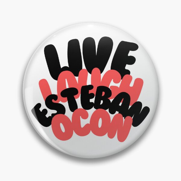 Item preview, Live laugh Esteban Ocon designed and sold by Diana Moreno.