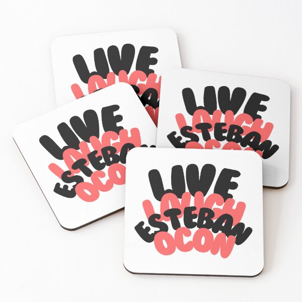 Item preview, Live laugh Esteban Ocon designed and sold by Diana Moreno.