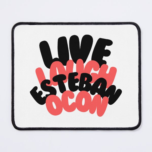 Item preview, Live laugh Esteban Ocon designed and sold by Diana Moreno.