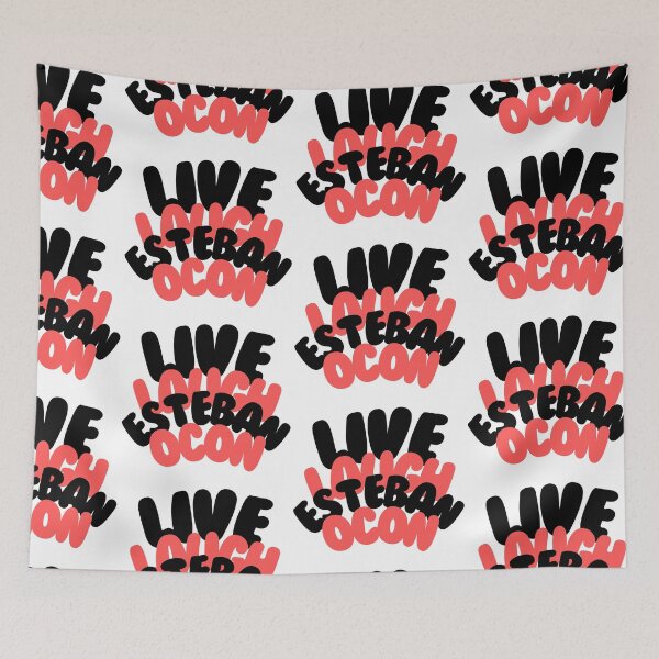 Item preview, Live laugh Esteban Ocon designed and sold by Diana Moreno.