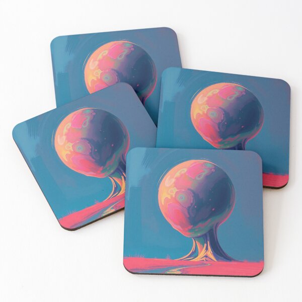 Item preview, A bold acrylic painting in surreal infrared tones designed and sold by ImmersiveArt Era.