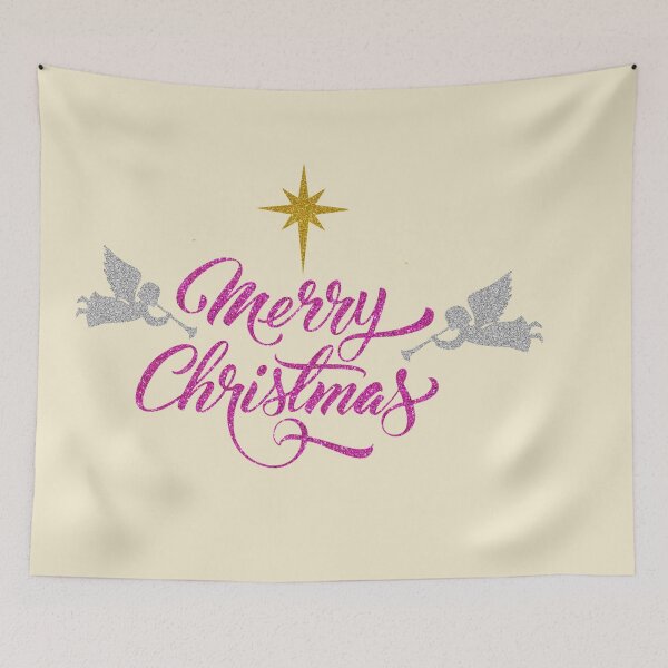 Item preview, Merry Christmas, Silver Glitter Angel designed and sold by FancyQueen.
