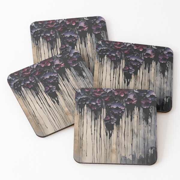 Item preview, Dark Flower Paint Drips designed and sold by Urbanwraps.