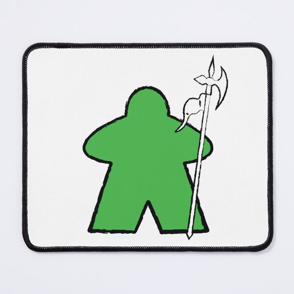 Item preview, Green Halberdier Meeple! designed and sold by BaronsGames.