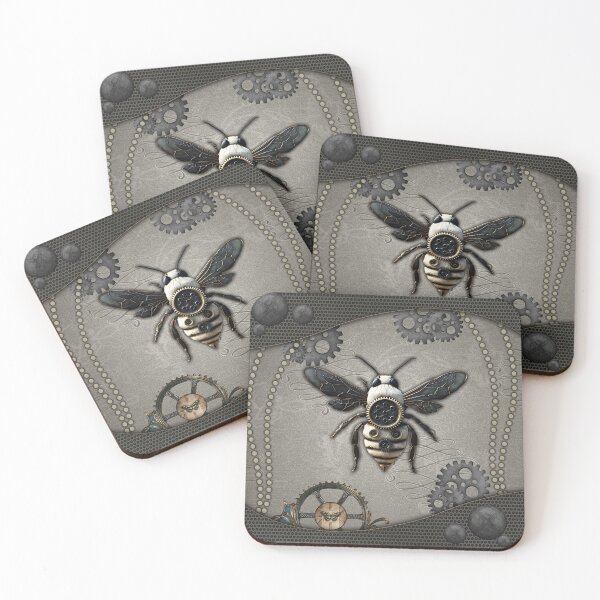 Item preview, Symbiosis of nature and technology: The steampunk bee. designed and sold by nicky2342.