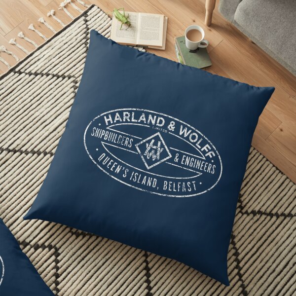 Harland & Wolff Floor Pillow