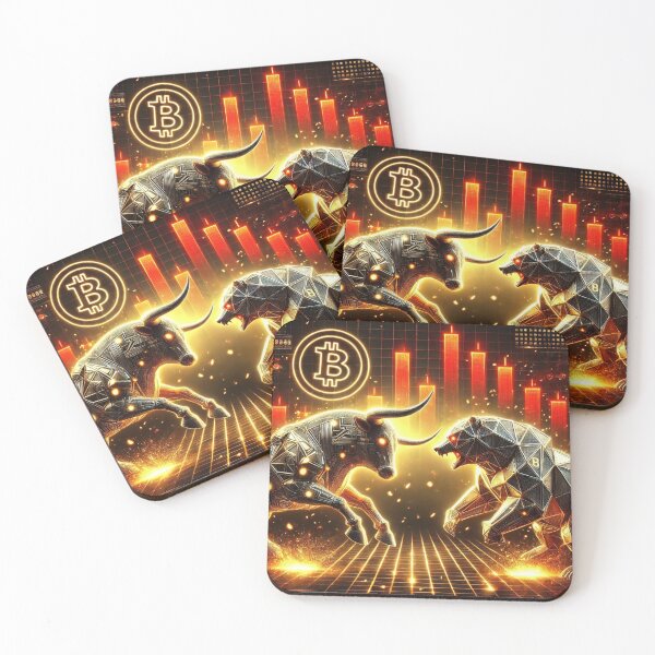 Item preview, Bitcoin Bull vs Bear Showdown designed and sold by photoparadise22.