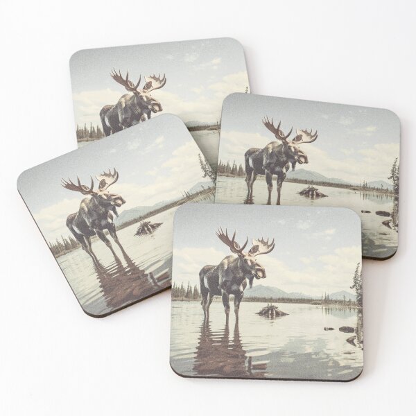 Item preview, The Moose in the Wild designed and sold by Drawings Project.