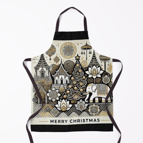 Item preview, Thai-Inspired Christmas Scene designed and sold by AonTH9.