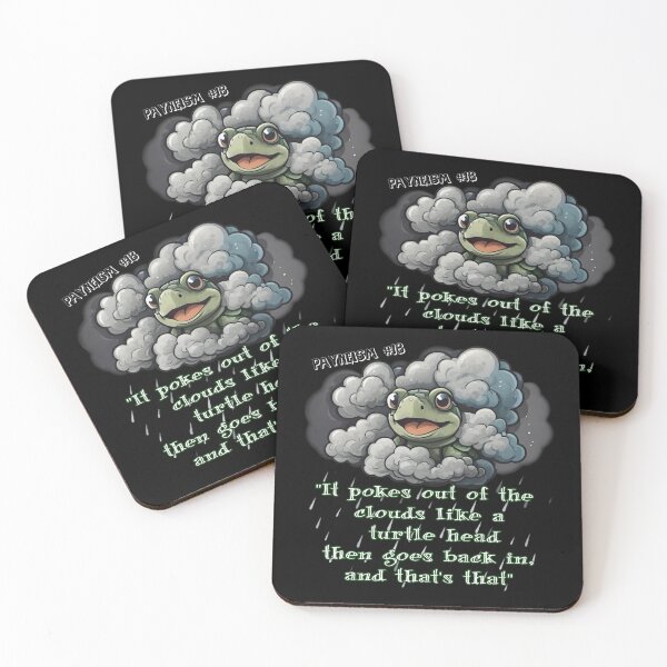 Item preview, Payneism turtle head poking out quote designed and sold by Heaven Welch.