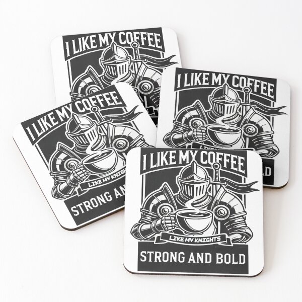 Item preview, I Like My Coffee Like My Knights designed and sold by Medievalists.net.