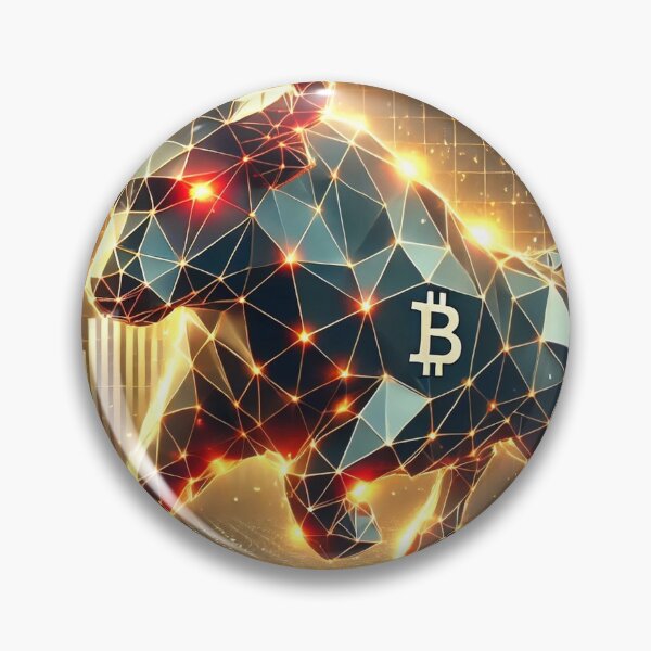 Item preview, Bitcoin Bull: The Symbol of Market Strength designed and sold by photoparadise22.