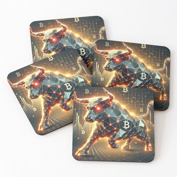 Item preview, Bitcoin Bull: The Symbol of Market Strength designed and sold by photoparadise22.