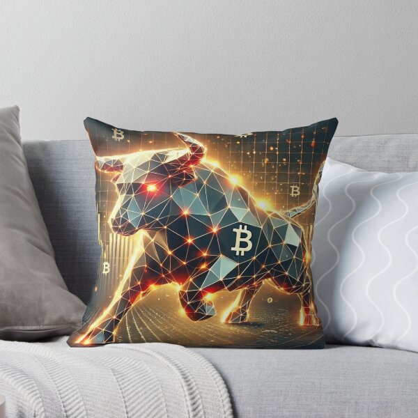 Item preview, Bitcoin Bull: The Symbol of Market Strength designed and sold by photoparadise22.