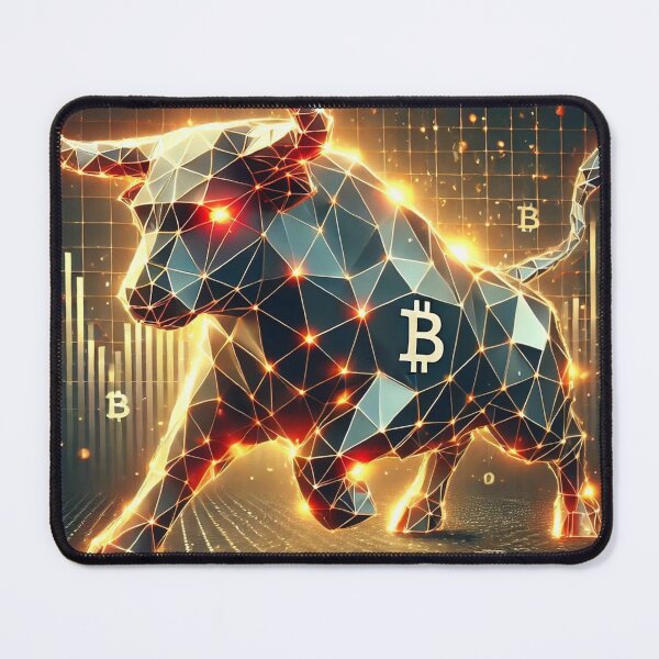 Item preview, Bitcoin Bull: The Symbol of Market Strength designed and sold by photoparadise22.