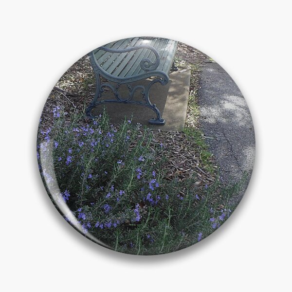 Item preview, Empty Bench With Rosemary Bush designed and sold by KeksWorkroom.