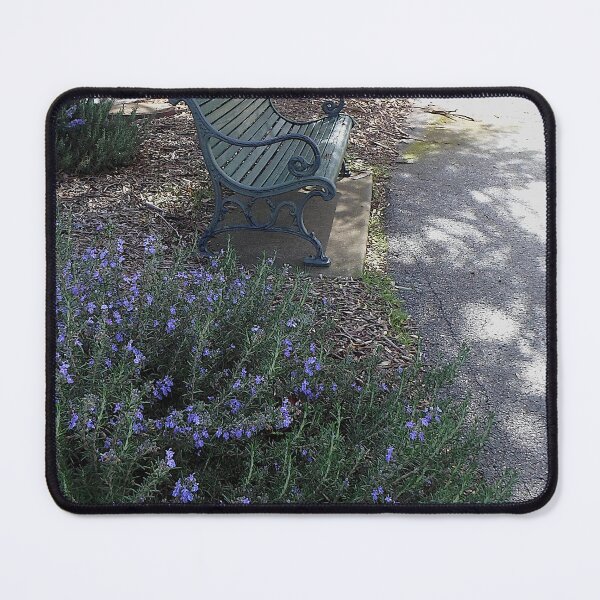 Item preview, Empty Bench With Rosemary Bush designed and sold by KeksWorkroom.